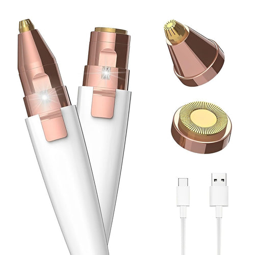 Electric Facial Hair Remover — Painless, Portable & Rechargeable