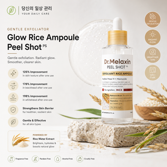 Dr. Melaxin Peel Shot Exfoliant Rice Ampoule Serum | BUY 1 GET 1 FREE (BOGO)