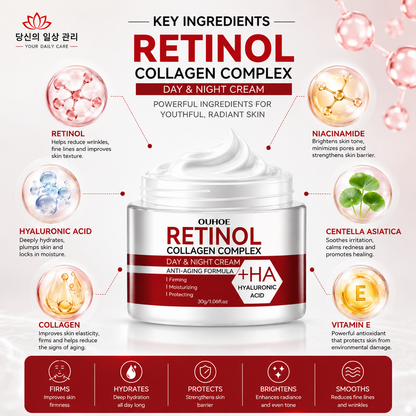Retinol Collagen Complex Day & Night Cream| BUY 1 GET 1 FREE (BOGO)