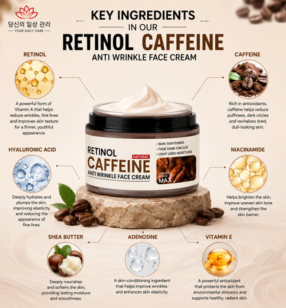 Retinol Caffeine Anti-Wrinkle Face Cream