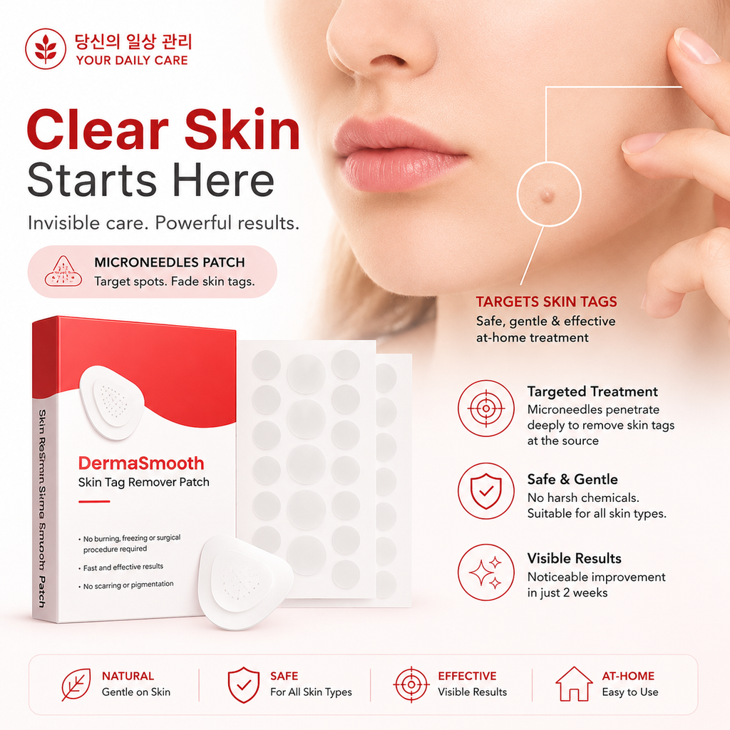 DermaSmooth Skin Tag Remover Patch 144 Patchs