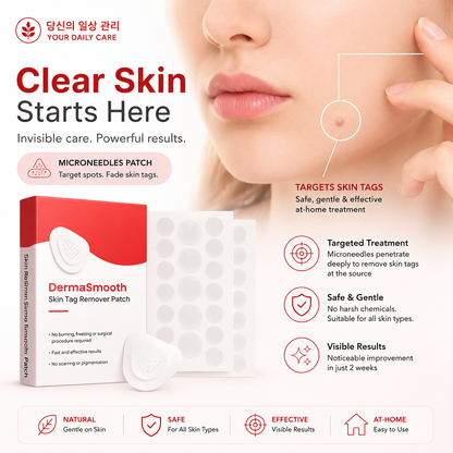 DermaSmooth Skin Tag Remover Patch 144 Patchs