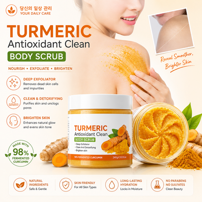 Turmeric Antioxidant Clean Body Scrub