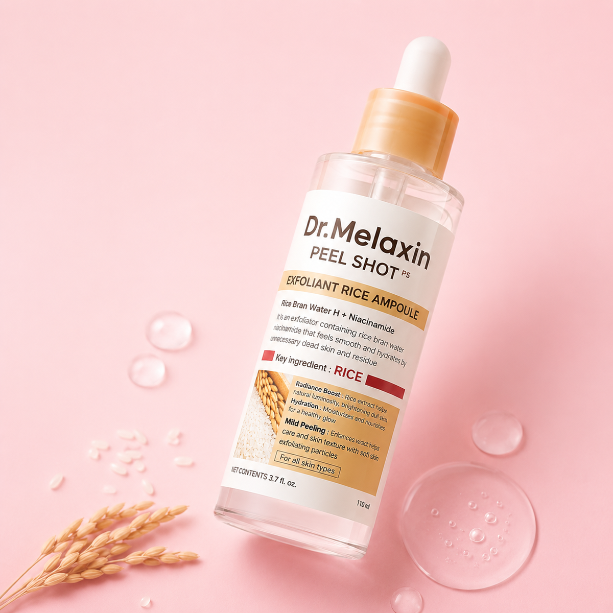 Dr. Melaxin Peel Shot Exfoliant Rice Ampoule Serum | BUY 1 GET 1 FREE (BOGO)