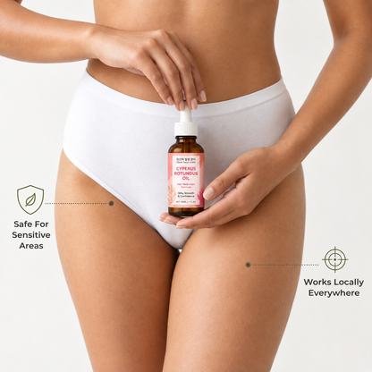 Cyperus Rotundus Oil — Hair Minimising Serum for Face & Body
